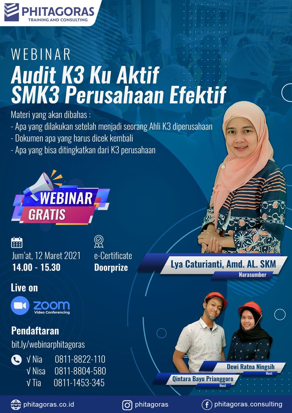 Webinar Audit K3 Ku Aktif SMK Perusahaan Efektif | Phitagoras Training ...